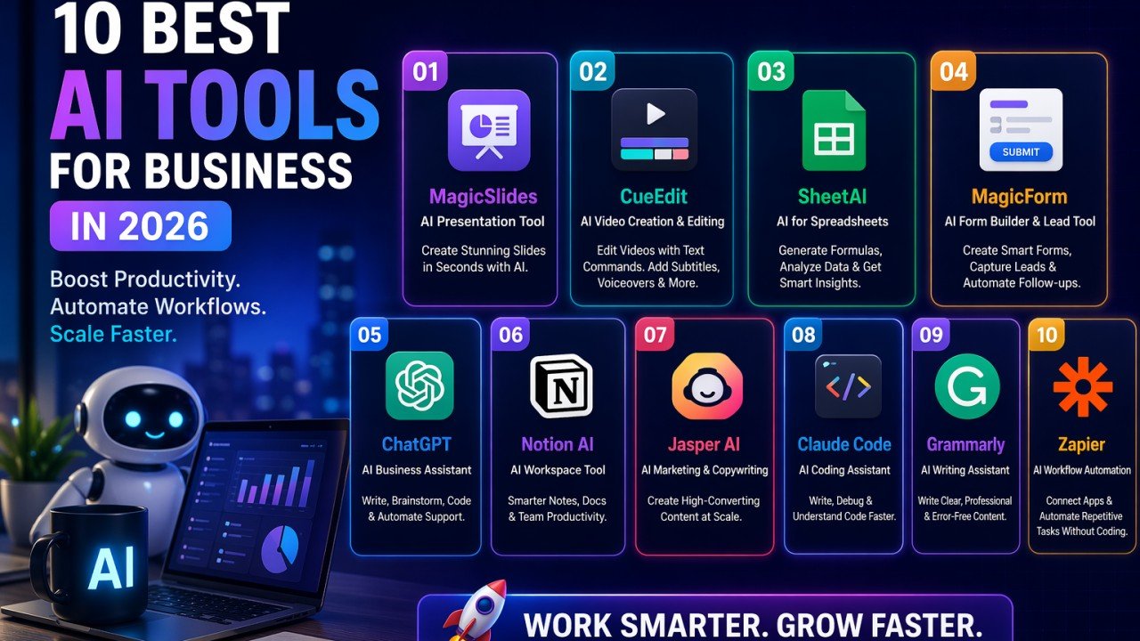 best AI tools for business