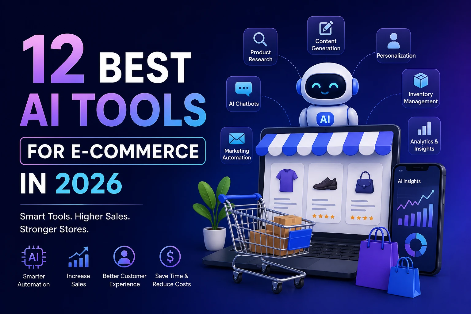 Best AI Tools for E-commerce 2026 — AIToolCamp.com