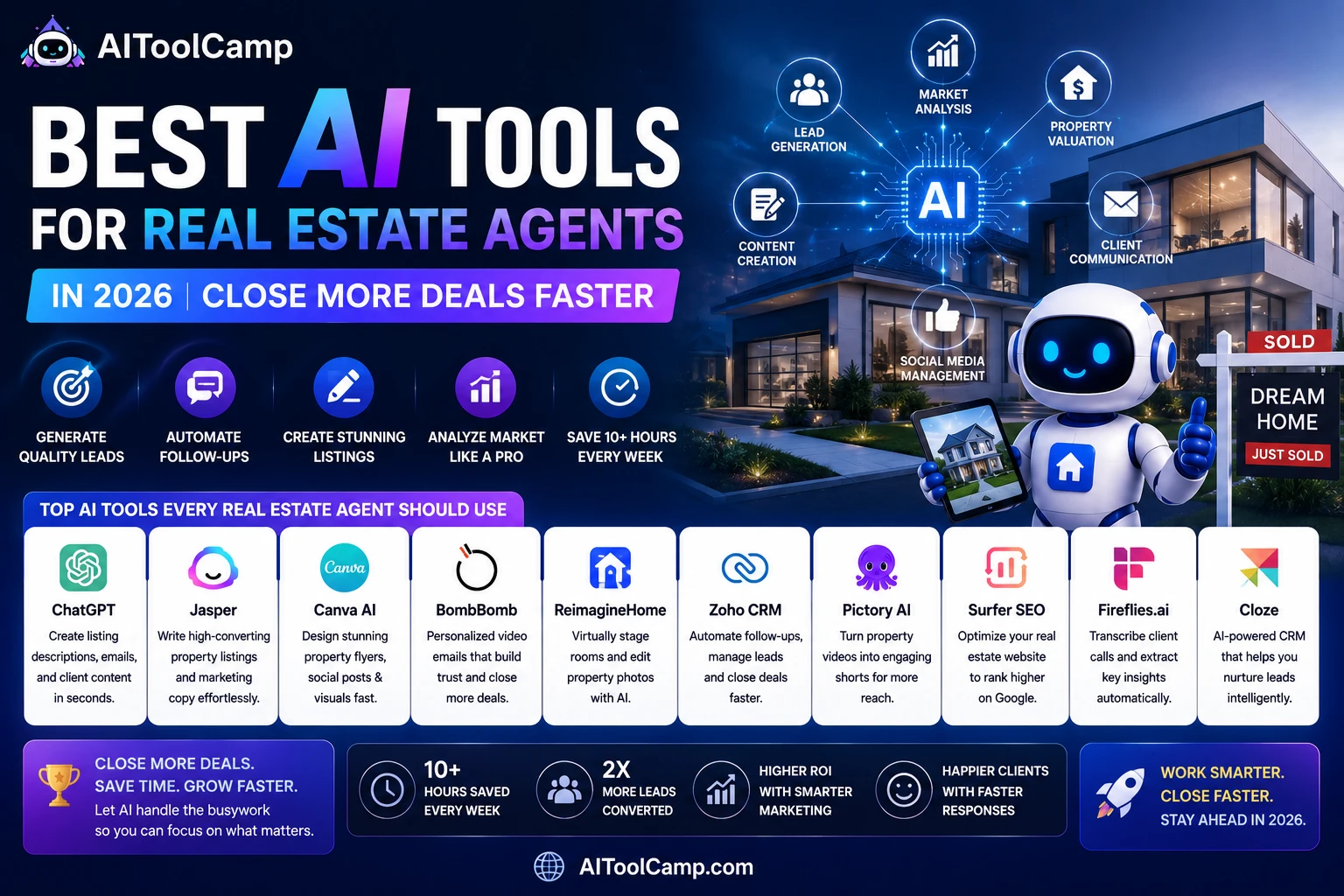 Best AI Tools for Real Estate Agents in 2026