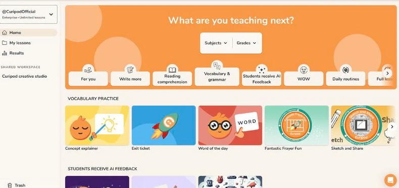 Curipod Presentation Maker