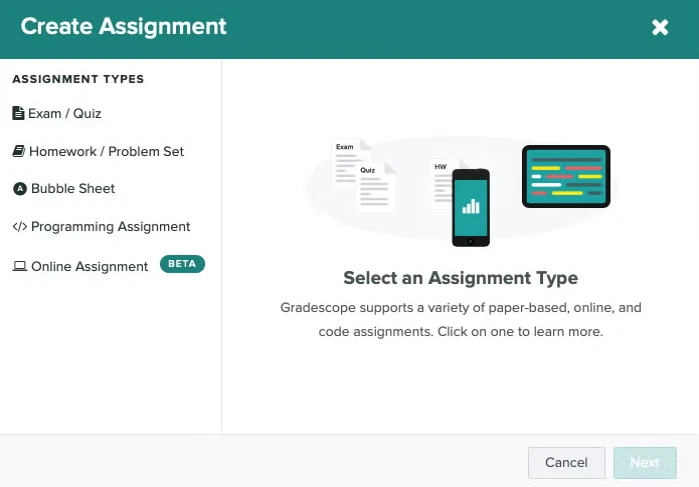 Gradescope — Best for Grading at Scale