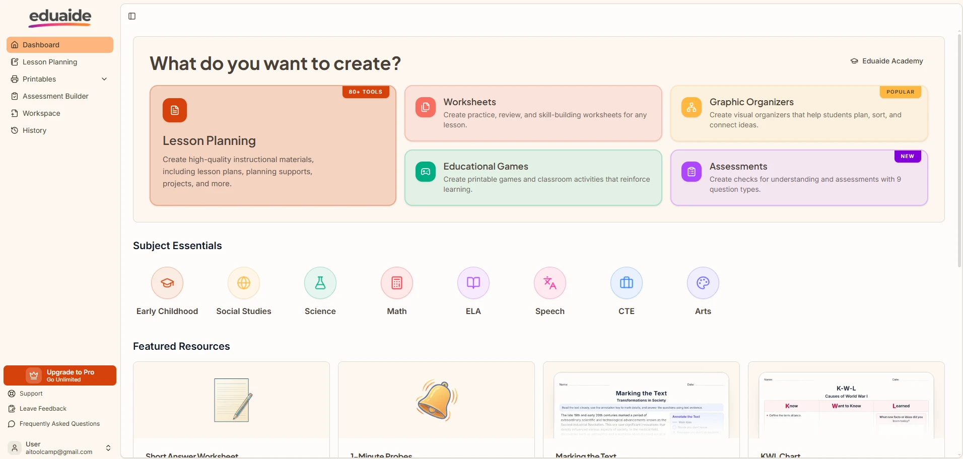 Eduaide.ai — Best for Research-Backed Lesson Design
